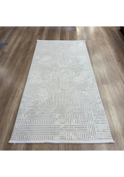 Hoom Rugs Markiz 1138 Krem Modern Pamuk Taban Halı Krem