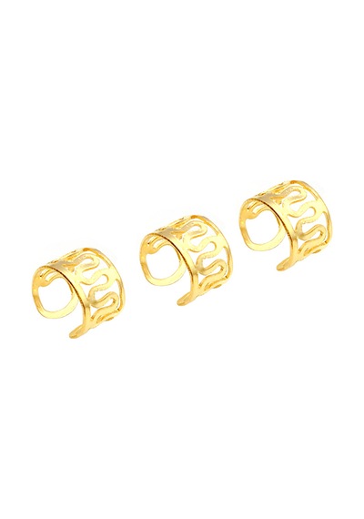 Örgüler Ve Dreadlocks İçin Metal Saç Manşet Halkaları - 100 Adet Saç Takı Klipsleri Gold Type B, Type B