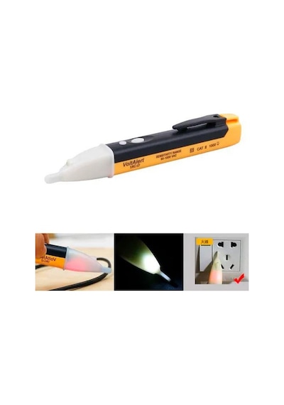 1Ac-D Voltalert Ac 90-1000V Voltaj Kalemi Temassız Sesli + Işık 9