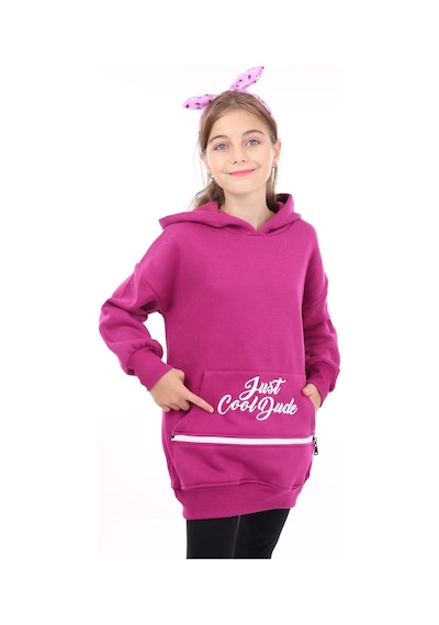Toontoy Kids Toontoy Kız Çocuk Nakışlı Sweatshirt Mürdüm
