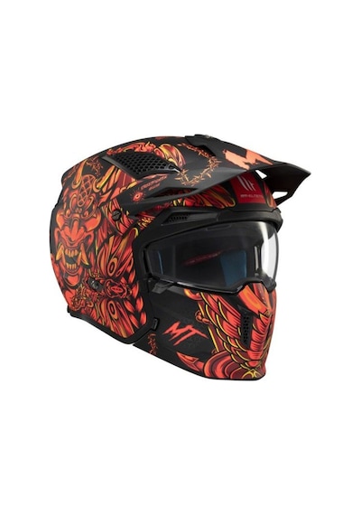 Mt Helmets Streetfighter S Helli Sh B5 Kask Siyah
