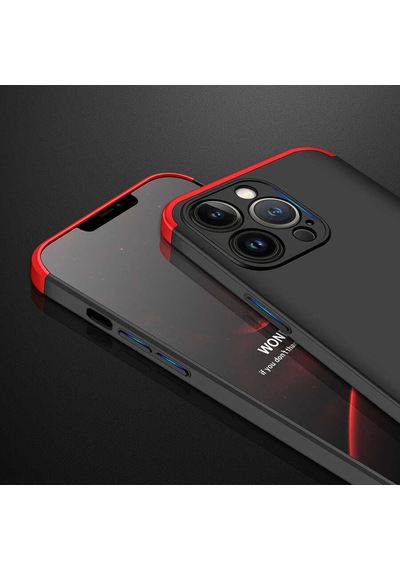 Apple Uyumlu iPhone 13 Pro Kılıf Zore Ays Kapak Siyah