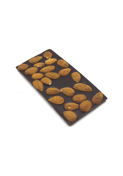 Dark Drown Bademli Bitter Tablet Çikolata 100 Gr (%54 Bitter)