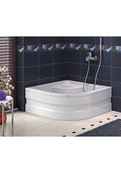 Shower 80X80 Cellesse Oval Mini Küvet