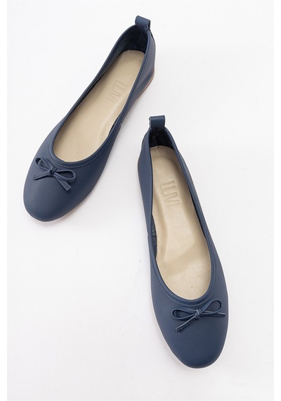 Luvishoes Cilt Kadın Babet 01 Lacivert
