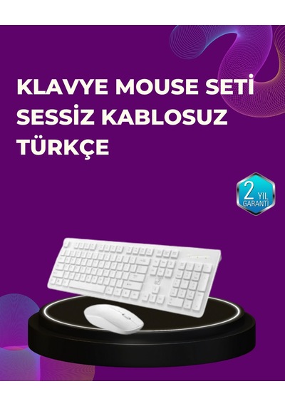 Ofis Ve Ev Kullanımı İçin Kablosuz Klavye Fare Seti - Ergonomik Ve Pratik