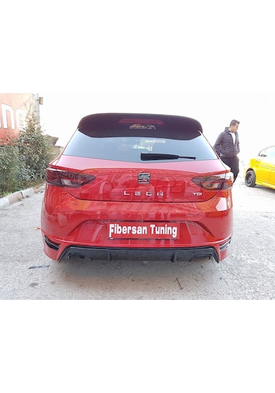 Seat Leon ( Tdı) Aero Arka Tampon Eki----fibersan Tuning