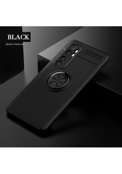 Xiaomi Mi Note 10 Lite Kilif Lens Koruma Standli Yüzüklü Silikon 407286675