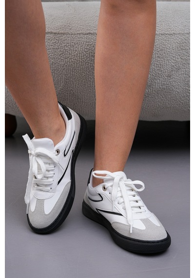 Zitan Spor Ayakkabı Sneaker Siyah Taban Beyaz