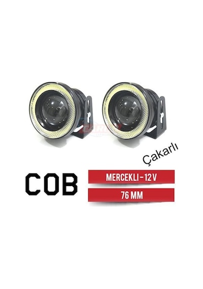 Carub Sis Çakar -mercek Angel 12v Cob 76 Mm Beyaz