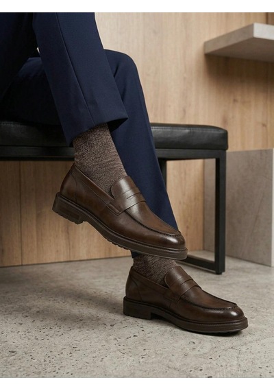 Komcero Dr.jells 6k4047-56646 Erkek Hakiki Deri Pıllow Technology Aır System Loafer Ayakkabı Kahve Komcero Dr.jells 6k4047-56646 Erkek Hakiki Deri Pıllow Technology Aır System Loafer Ayakkabı Kahve