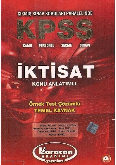 Kpss İktisat Konu Anlatımlı Örnek Test Çözümlü Temel Kaynak Çıkmış Sınav Soruları Paralelinde