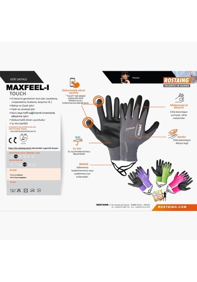 Unisex Bahçe Genel Kullanım Eldiven No:7-8 M