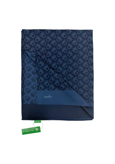 Benetton Elegante Şal - Uno - Lacivert