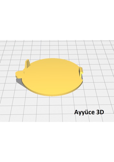 Ayyüce 3d, Mazda 3 Skyactiv 14-16 Arka Tampon Çeki Demiri Kapağı,