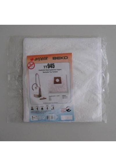 Arçelik Uyumlu S 6945 Süpürge Sentetik Bez Toz Torbası (20 Adet)