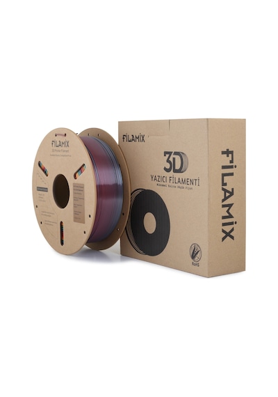 Filamix Pla Silk Gökkuşağı Rainbow Filament 1,75mm 1kg - Bisiparisver