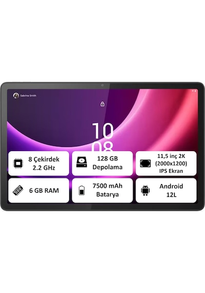 Lenovo Tab P11 2ND Gen ZABF0302TR 6 GB 128 GB 11.5" 2K Tablet