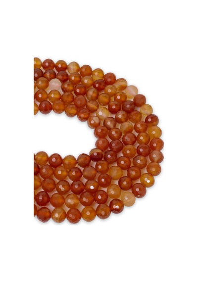 8 Mm Faset Akik Taşı Dizi Çok renkli 99404035