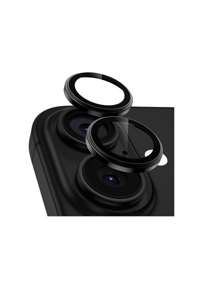 Apple iPhone Uyumlu 16/16 İle Uyumlu Kamera Lens Koruyucu Alüminyum Alaşım Çerçeveli Telefon Lensi Temperli Cam Koruma Siyah Sku: Zeusb0hj41frgz -