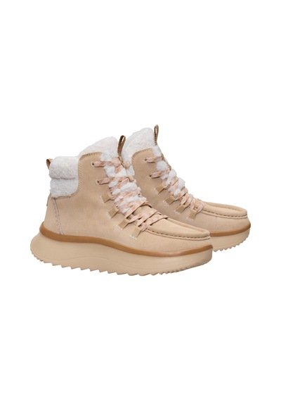 Hey Dude Wendy Peak Apres Suede Kadın Bot Bej
