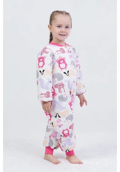 Miniğimin Cicileri Sincap Ve Kirpi Kız Çocuk Elyaf Dolgulu 2.5 Tog Desenli Uyku Tulumu- Pembe Pembe-46339 Miniğimin Cicileri Sincap Ve Kirpi Kız Çocuk Elyaf Dolgulu 2.5 Tog Desenli Uyku Tulumu- Pembe Pembe-46339