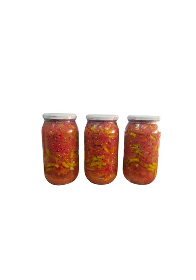 Domates Soslu Acı Biber Konservesi 1 Kg.x 3 Adet