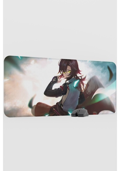 Heizou Genshin Impact Anime Oyuncu V5 - 90x40 Xxl Gaming Mouse Pad Fare Altlığı