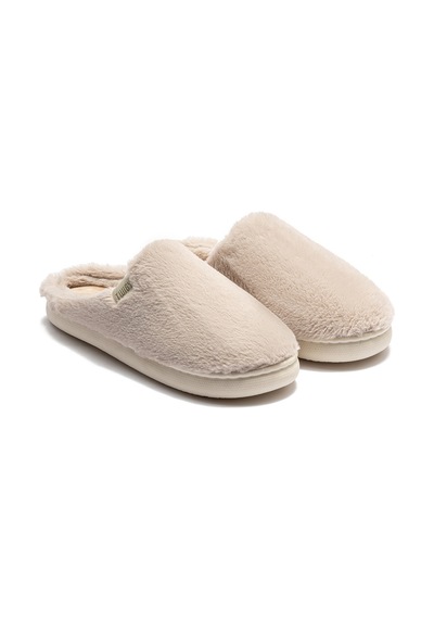 Twigy Elis Peluş Kadın Ev Terliği Bej 36/41
