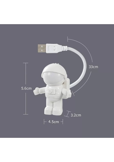 Home Astronot Usb Gece Lambası Çok Renkli