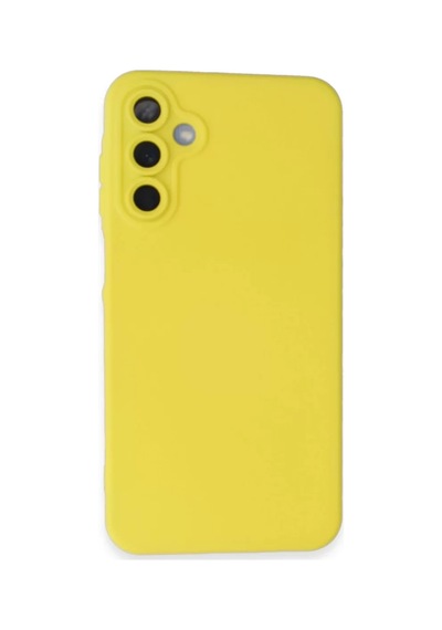 Galaxy A05s Kılıf Nano İçi Kadife Silikon - Sarı