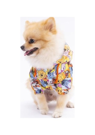 Adonis Köpek Kıyafeti, Winnie The Pooh Mont Ve Yağmurluk, 3xl Açık Gri
