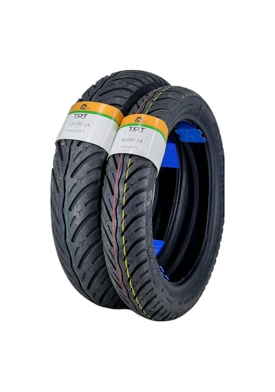 110/90-14 Ve 90/90-14 Tl Tubeless - Dubleks Speedy Lastik Takımı