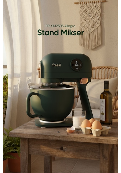 Fressi Allegro FR-SM2503 1500 W 5 lt Hamur Yoğurma Makinesi