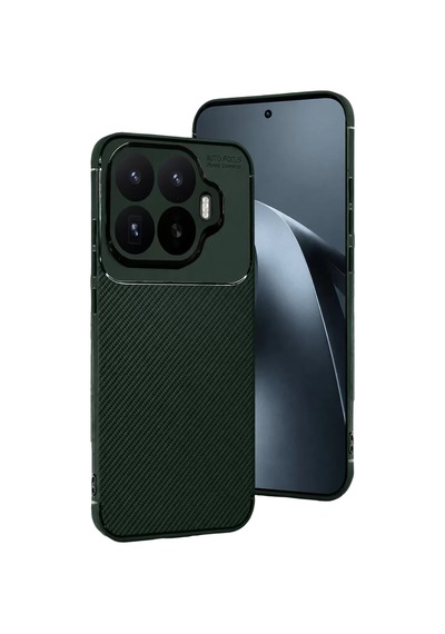 Newface Xiaomi Mi 17t Auto Focus Karbon Kapak - Koyu Yeşil