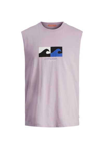 Jack & Jones Erkek Oversize Fit Kolsuz Günlük Spor Atlet - 12255572 Mor