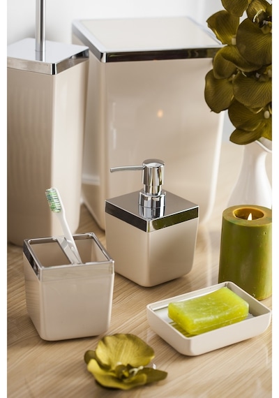 Primanova Toskana Banyo Seti 5 Parça Bej