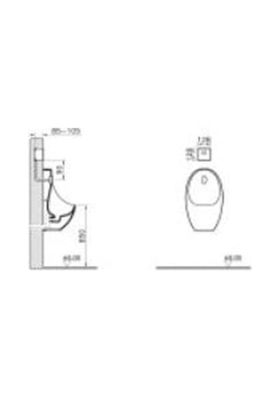 VitrA Pisuvar Yıkama Sistemi 310-2610 Temassız - Elektrikli Diğer