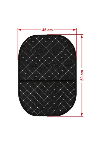 Blackdot Serisi Dokuma Kumaş Oto Koltuk Arkası Koruyucu Cepli Organizer 2 Adet