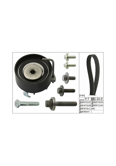 İna Ford Courier Pick-up 1.6 Benzin Triger Seti 2001-2011