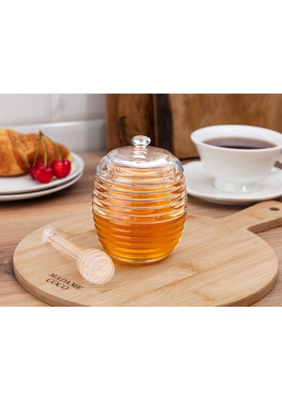 Madame Coco Lorenzo Kaşıklı Cam Bal Kavanozu 240 ML - 1kkvnz0114240 Ml-std
