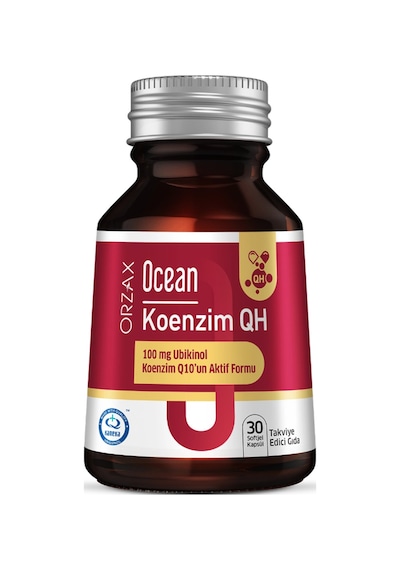 Koenzim Qh 30 Kapsül Koenzim Q10 Ubiquinol İçeren Takviye Edici Gıda