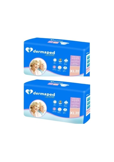 Dermaped 9 Damla Belbantlı Hasta Bezi Xlarge 60 Adet XL