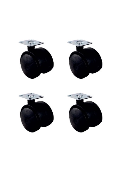Büyük Plastik Tablalı Teker - 50mm Hks126 - 4 Adet