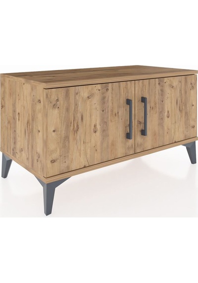 Hyperion Şifonyer Tek Raflı 2 Kapaklı 88x44x48 Çam-çam Çam