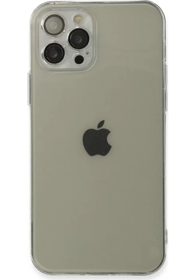 Apple İphone 12 Pro Max Kılıf Fly Lens Silikon - Şeffaf