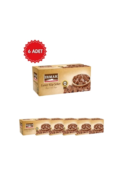 Irmak Esmer Küp Şeker 500 G X 6 Adet Diğer