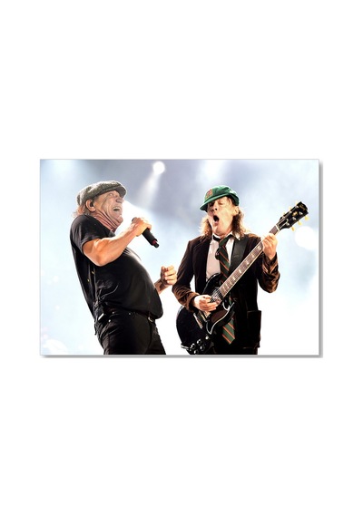Cakasepetim Acdc Angus Ve Malcolm Ahşap Mdf Tablo