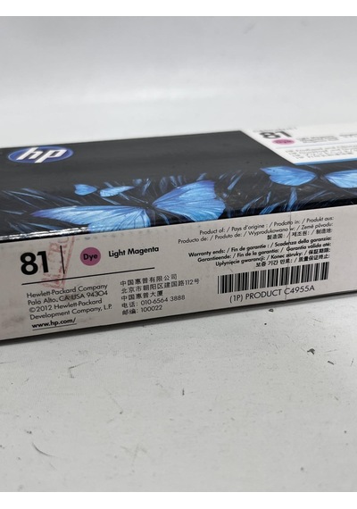 Hp 81-c4955a Light Magenta Baskı Kafası Ve Kafa Temizleyici 2016 Tarhili