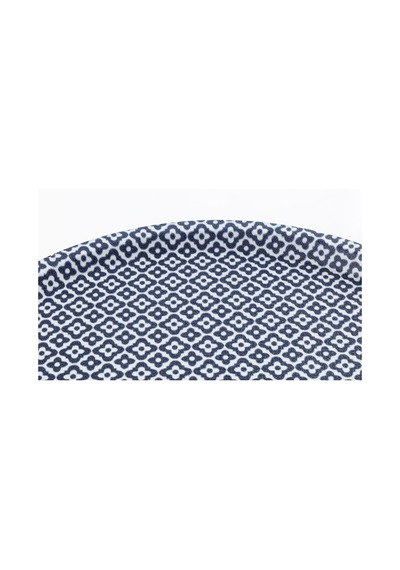 Madame Coco Rêve Bleu Tuyau Yuvarlak Tepsi 1kteps182636,5x36,5x2cm-std